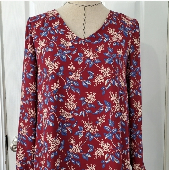 Madewell Button-Back Dress in Antique Flora - Picture 4 of 8